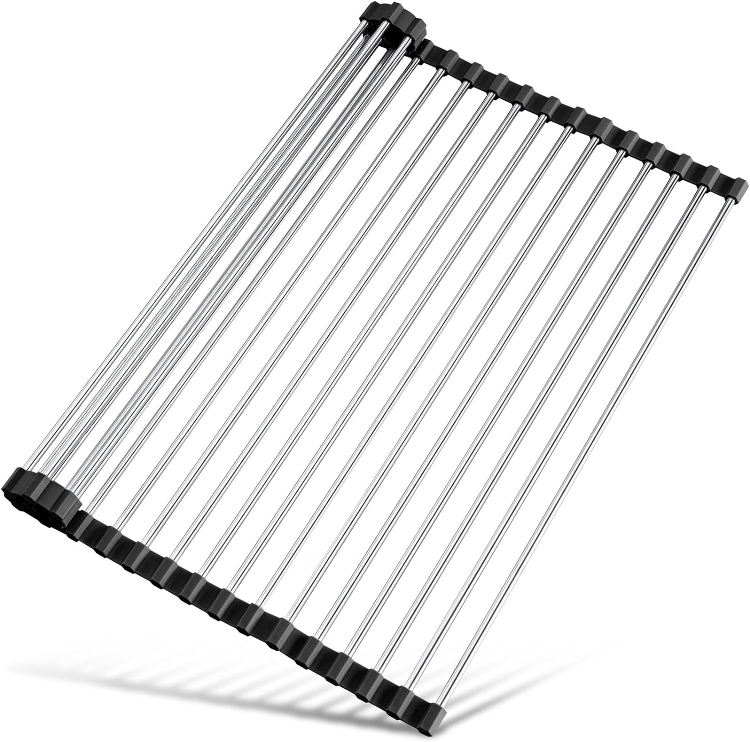 Roll-Up Dish Drying Rack, Silicone Edges, Foldable Kitchen Rack, Heat Resistant, Food Safe for Dishes, Cookware -Supports up to 70 lbs Roll-Up Dish Drying Rack, Silicone Edges, Foldable Kitchen Rack, Heat Resistant, Food Safe for Dishes, Cookware -Supports up to 70 lbs